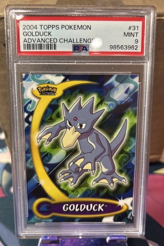 2004 Topps Pokemon Advanced Challenge Golduck #31 - PSA 9