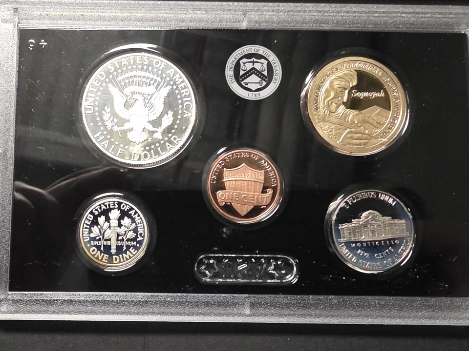 2017 SILVER Proof Set.  Original as minted by U.S. Mint 10 coins total - Image 4 of 4