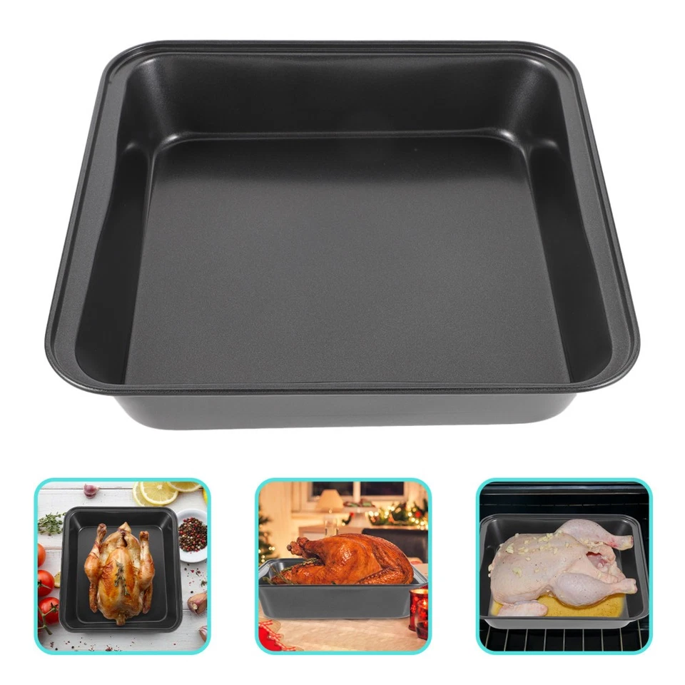 Backform Rechteckig Backbleche Für Den Ofen Antihaftbeschichtete - Bild 3 von 4