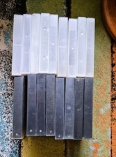 Empty Used VHS Video Cases Job Lot- 8 Black And 9 Clear- 17 Cases In Total