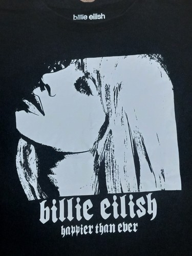 NEW Billie Ellish black t-shirt - Picture 1 of 2