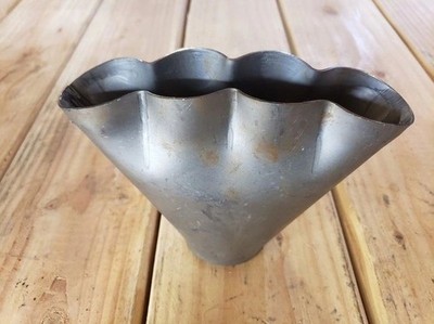 Flat 4-1 Header Collector   Mild Steel   1.625'' Inlets to 2.25'' outlet, 100% USA