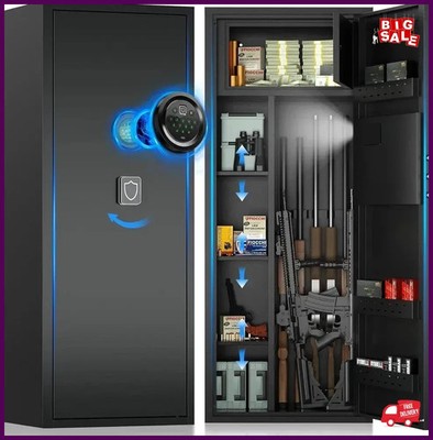 10-16 Large Gun safes,Rifle Safe,Gun Safes for Home Rifle and Pistols, Long Gun