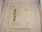 GE BUILT-IN WALL OVEN INSTRUCTION MANUAL