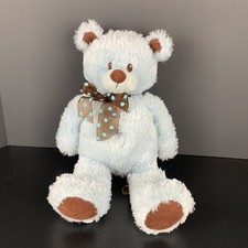 1916A First Main Blue Beaty Brown Stuffed Teddy Bear Plush 15" 2013