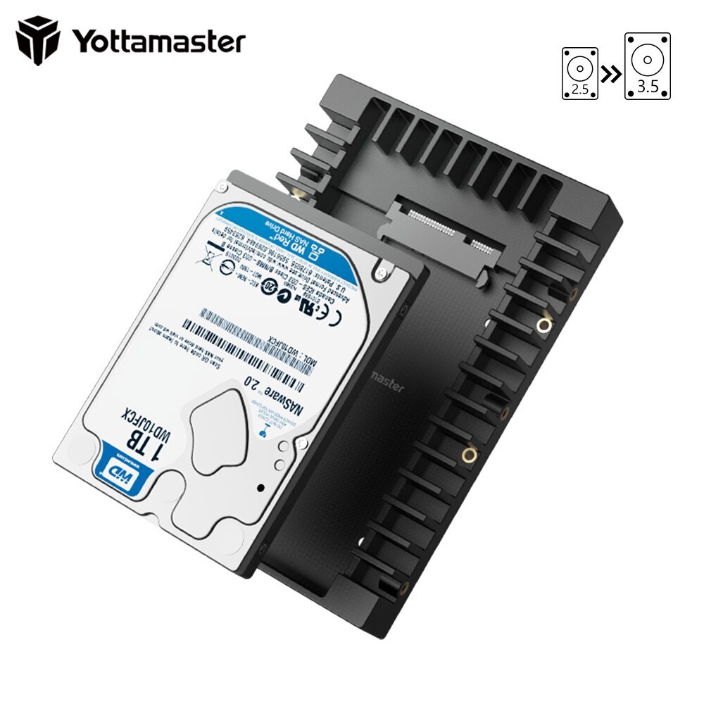 Yottamaster to Adapter Bracket SSD HDD Hard Drive Mounting Tray  Caddy