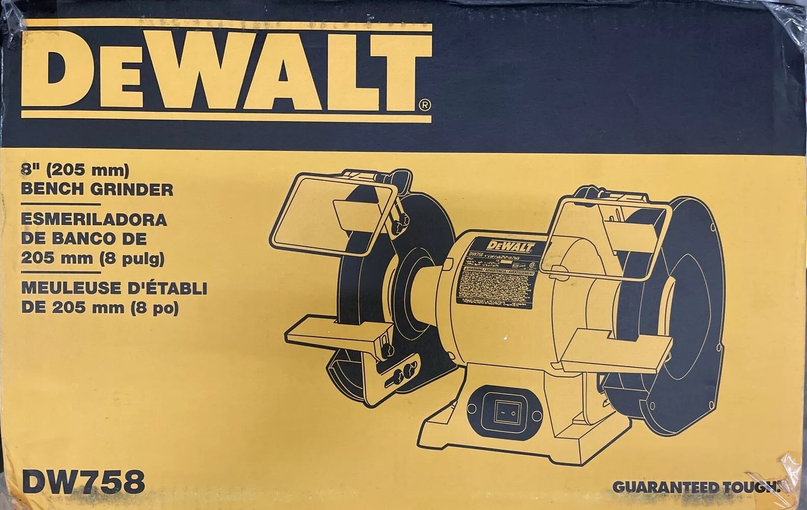 DEWALT DW758 8 inch Bench Grinder NEW 28875075800 eBay