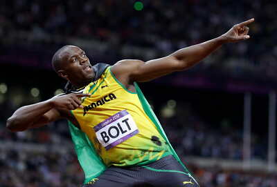 19081 Usain Bolt Athletes Decor Wall Print Poster