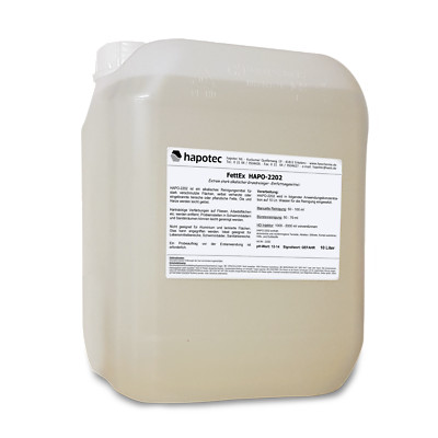 HAPO FettEx F100 10L - Fettlöser Entfettungsmittel stark alkalisch Konzentrat