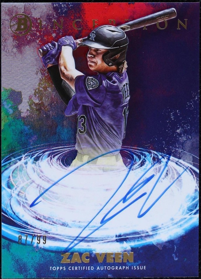 Bowman Inception Zac Veen #PPA-ZV 2021 for sale | eBay