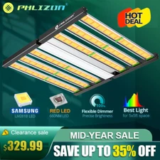 Phlizon 5000W LED Grow Light Bar Samsung LM281B EVO Full Spectrum Indoor Plants