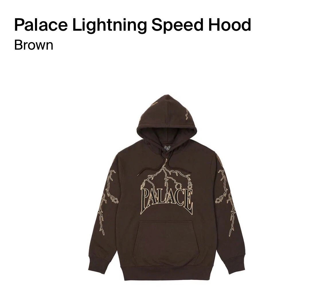 Palace Lightning Speed Hood Brown