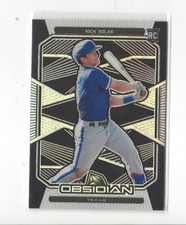 2020 Panini Obsidian #12 Nick Solak RC Rookie Rangers