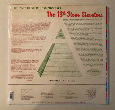 13th FLOOR ELEVATORS Psychedelic Sounds Roky Ericson 180 gram RED
