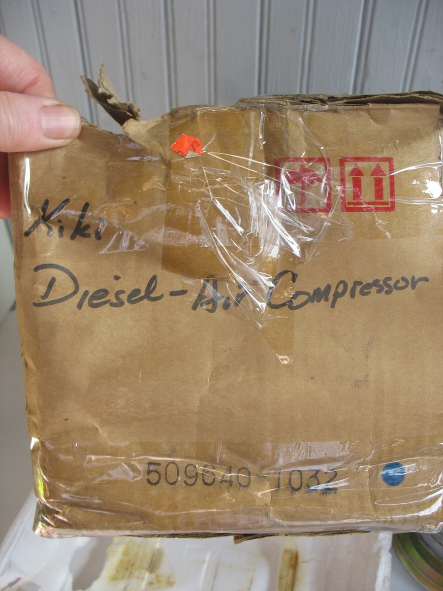 NOS KIKI DIESEL AIR COMPRESSOR P# 509630-7181 / M# DKS-17G / SAE