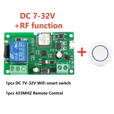 RF 433MHZ Smart Home WIFI Switch APP Control DIY Module for eWelink ...