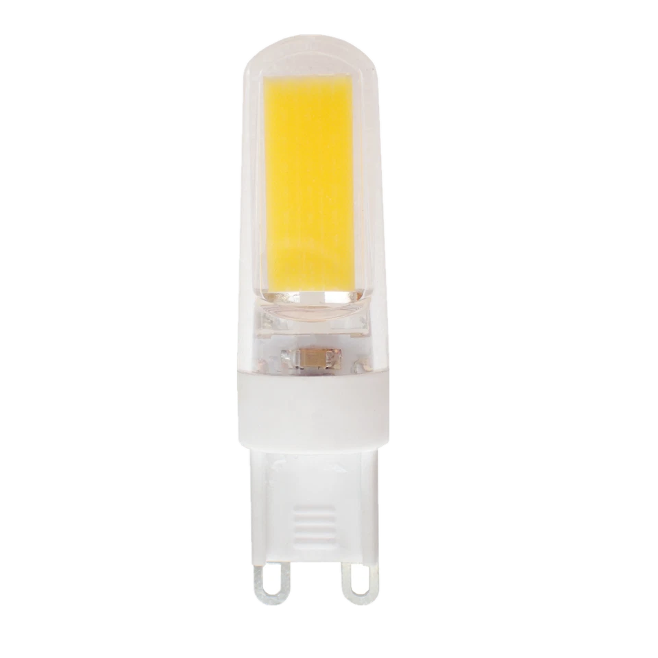 4 Pack LED JC Light bulb G9 3W AC/DC 110V-130V Warm White 2609 COB LED chips - Image 2 of 3