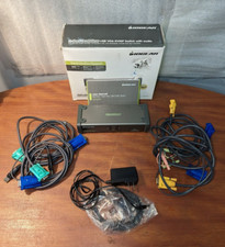 IOGEAR MiniView GCS1742 2-Port Dual View KVM Switch, "Read Description".