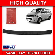 REAR BUMPER COVER BLACK ABS PROTECTOR GUARD STEP SILL TRIM FOR VW TRANSPORTER T5