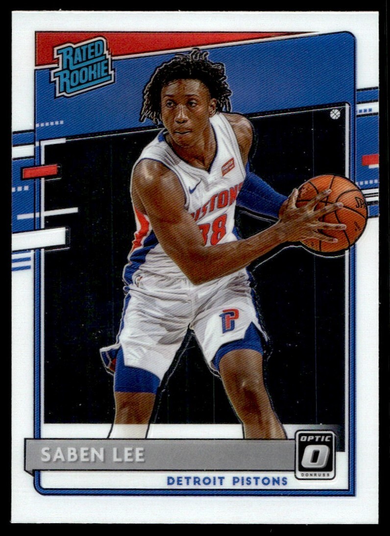 2020-21 Donruss Optic Saben Lee Rookie G291 Detroit Pistons #191