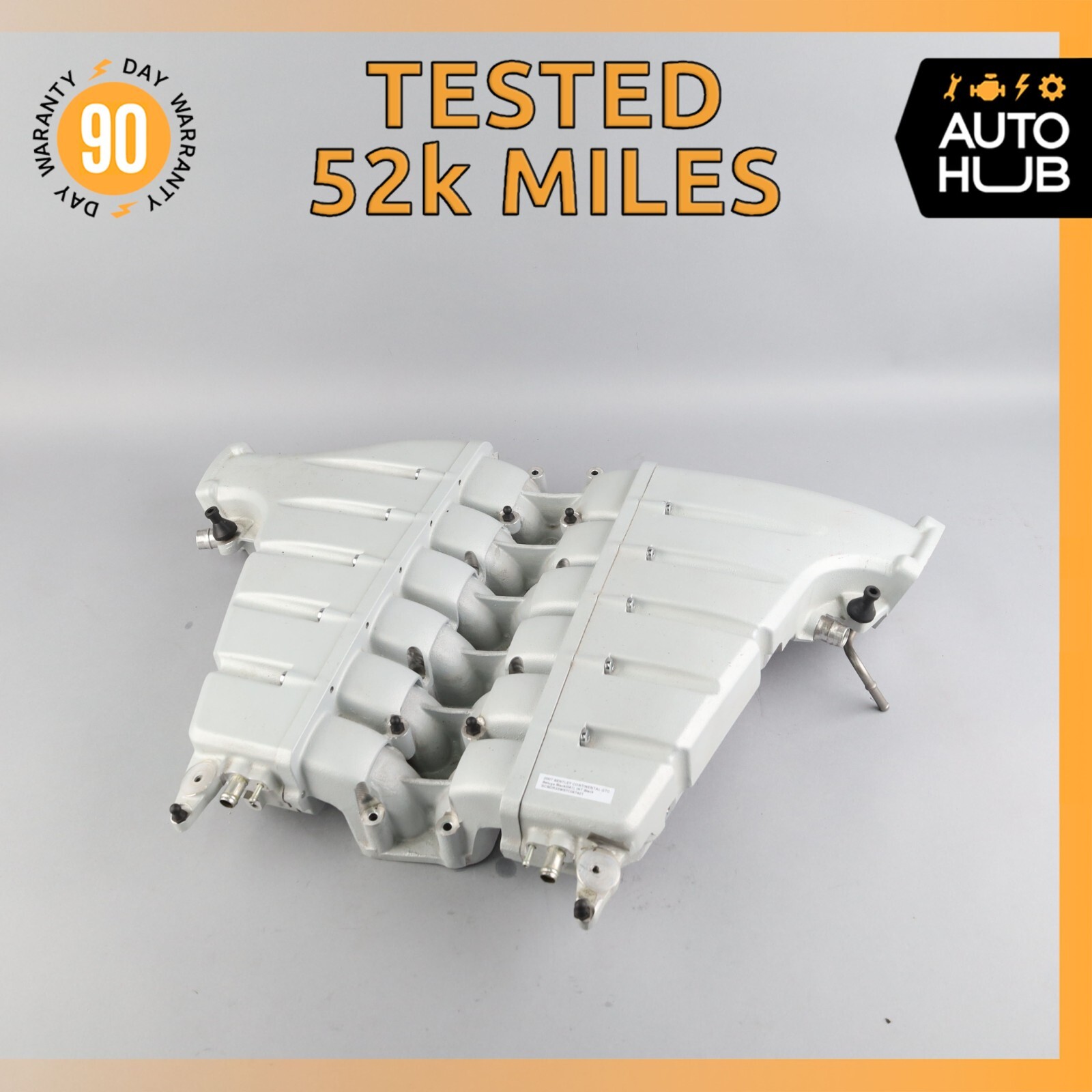 03-15 Bentley Continental GTC GT 6.0L Engine Motor Air Intake Manifold OEM 52k