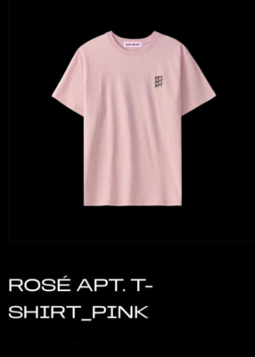 ROSIE BLACKPINK APT MERCH MD BRUNO MARS BLACKPINK OFFICIAL