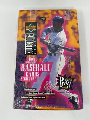 1996 Upper Deck Collector's Choice Baseball Series 1 Hobby Box New Sealed D BUF