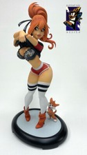 Electric Tiki-Trizia pin-up statue by Pedro P...