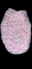 Blankets  Beyond Pink Infant Swaddle 100 Rose Swirls Plush Cozy Newborn Wrap