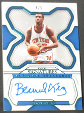 Bernard King 2022-23 Panini National Treasures Signatures Emerald Autograph 4/5