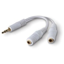 BELKIN SPEAKER AND HEADPHONE SPLITTER F8V234 WHITE