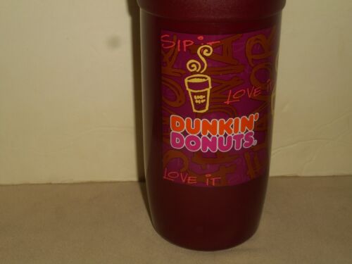 Vintage DUNKIN DONUTS Coffee Insulated Glass Thermos 50F 0.5 LTR Hot Cold Nos - Picture 3 of 12