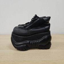 Demonia Boxer Kult Quad Plateau Chunky Schnürstiefel Punk Goth UK 3 EU 36 US 5