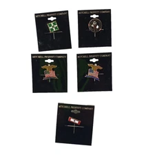 Lot of 5 NEW  Eagle American Flag Lapel Hat Pin Iraqi Freedom Mitchell Proffitt