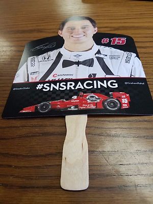 2016 GRAHAM RAHAL STEAK-N-SHAKE HONDA DALLARA INDY 500 INDY CAR HANDOUT FAN