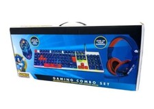 Sega Wired Sonic the Hedgehog Keyboard Headset and Mouse Combo