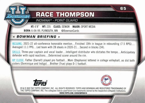 2022-23 Bowman University Chrome #1-100 (You Pick) 1st Prospects - Picture 133 of 203