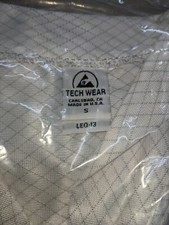 Tech Wear LEQ-13-S EconoShield ESD-Safe 3/4 Length Shielding Coat, Small