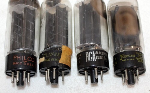 10 Vintage 5U4 Audio Vacuum Tubes ~ RCA / Philco / Emerson / Neutron ~ Used - Picture 8 of 8