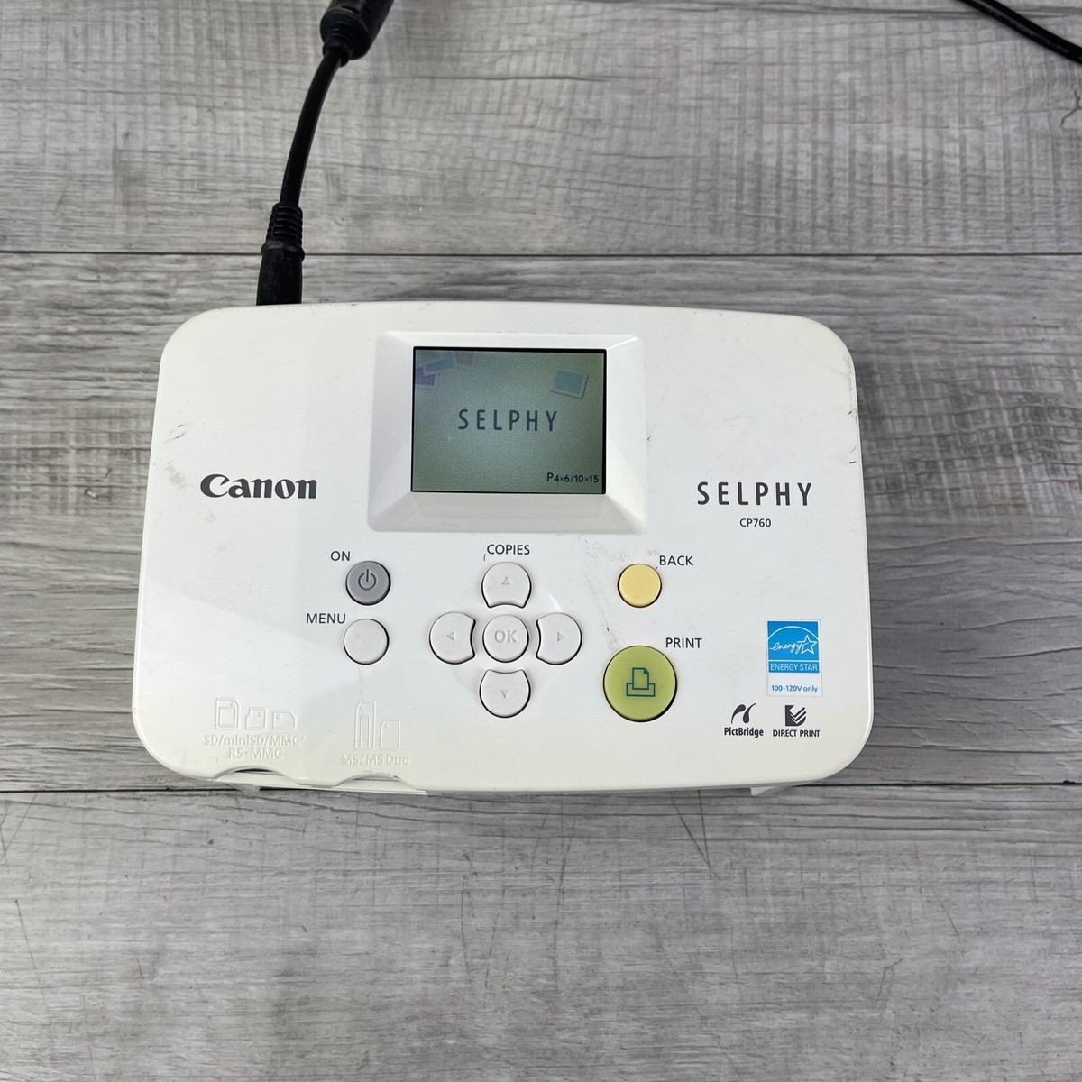 Canon SELPHY CP760 Blue Special Edition Compact Photo Printer