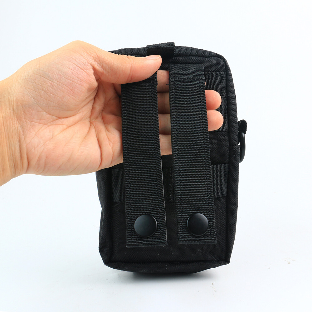 Tactical Molle Waist Pouch Belt Waist Compact EDC Bag with Shoulder Strap Hiking