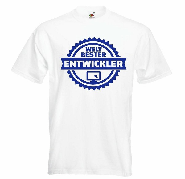 Camiseta DESARROLLADOR - PROGRAMADOR - WINDOWS - HTML 5 - PHP en Blanco