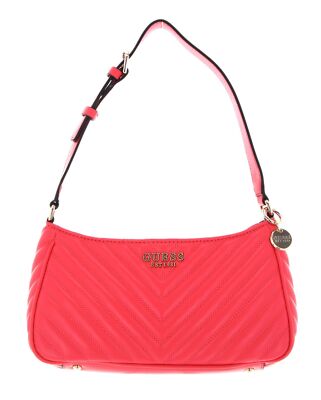 GUESS borsa a tracolla Leather Ariete Shoulderbag Coral - Main Image