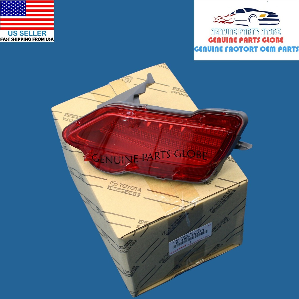 GENUINE OEM TOYOTA 13-15 RAV4 RIGHT PASSENGER REAR REFLECTOR PANEL