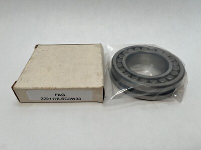 FAG 22211HLS.MB.C3 Spherical Bearing 55x100x25 mm 22211-HLS-MB-C3-W33