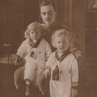 1910s RPPC Duke Ernst August Brunswick Luneburg Prince George Wilhelm Postcard