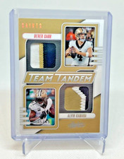 2023 Panini Absolute Team Tandem CARR/KAMARA Dual 3 Color Jersey Patch 15/49