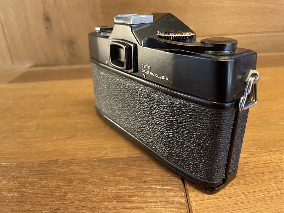 *Raro cuerpo de cámara fotográfica negra: tal cual* Petri FT SLR 35 mm de Japón #V5-1C Foto 3 de 4