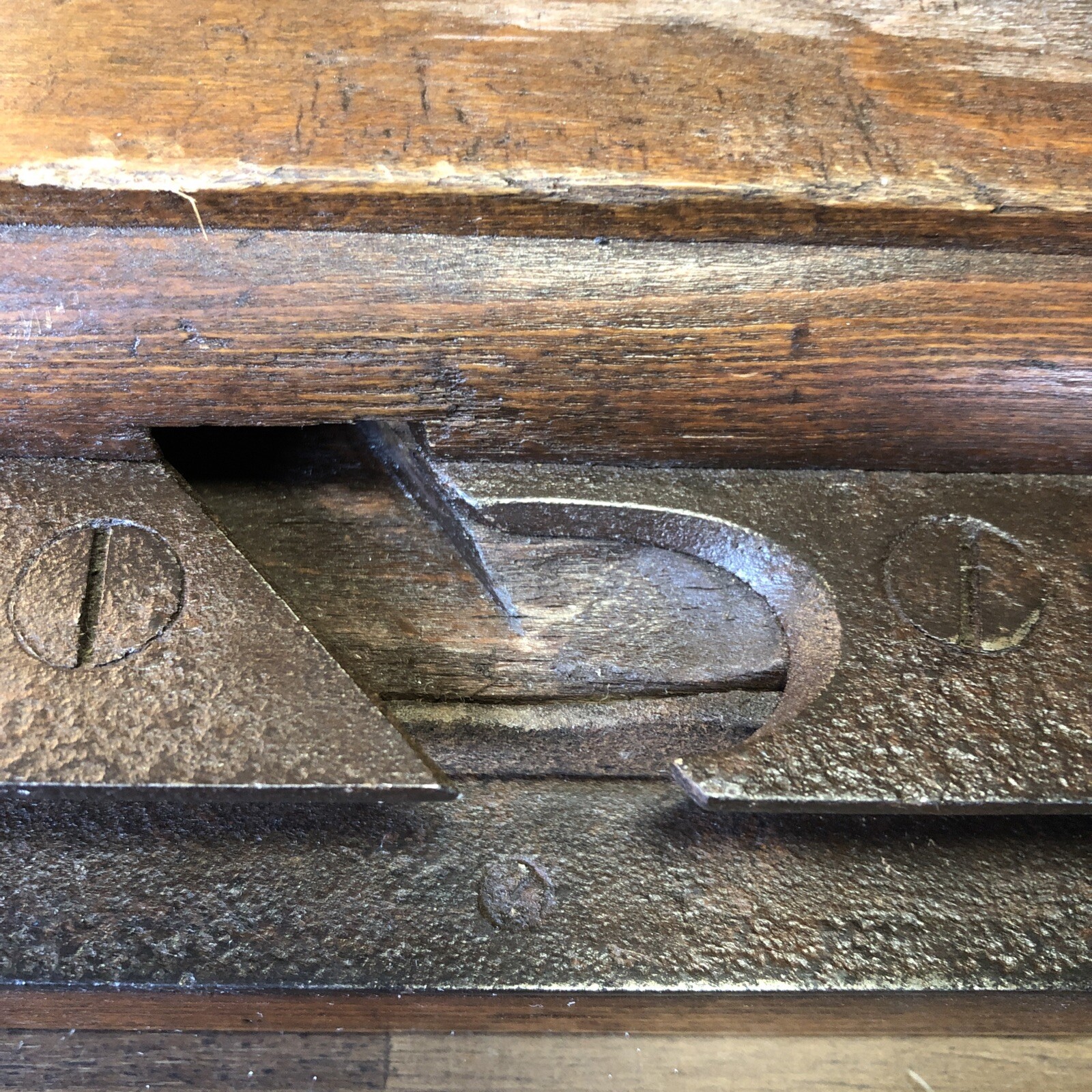 Antique  Z:J. M'MASTER & CO model 35K Woodworking PLANE Auburn NY