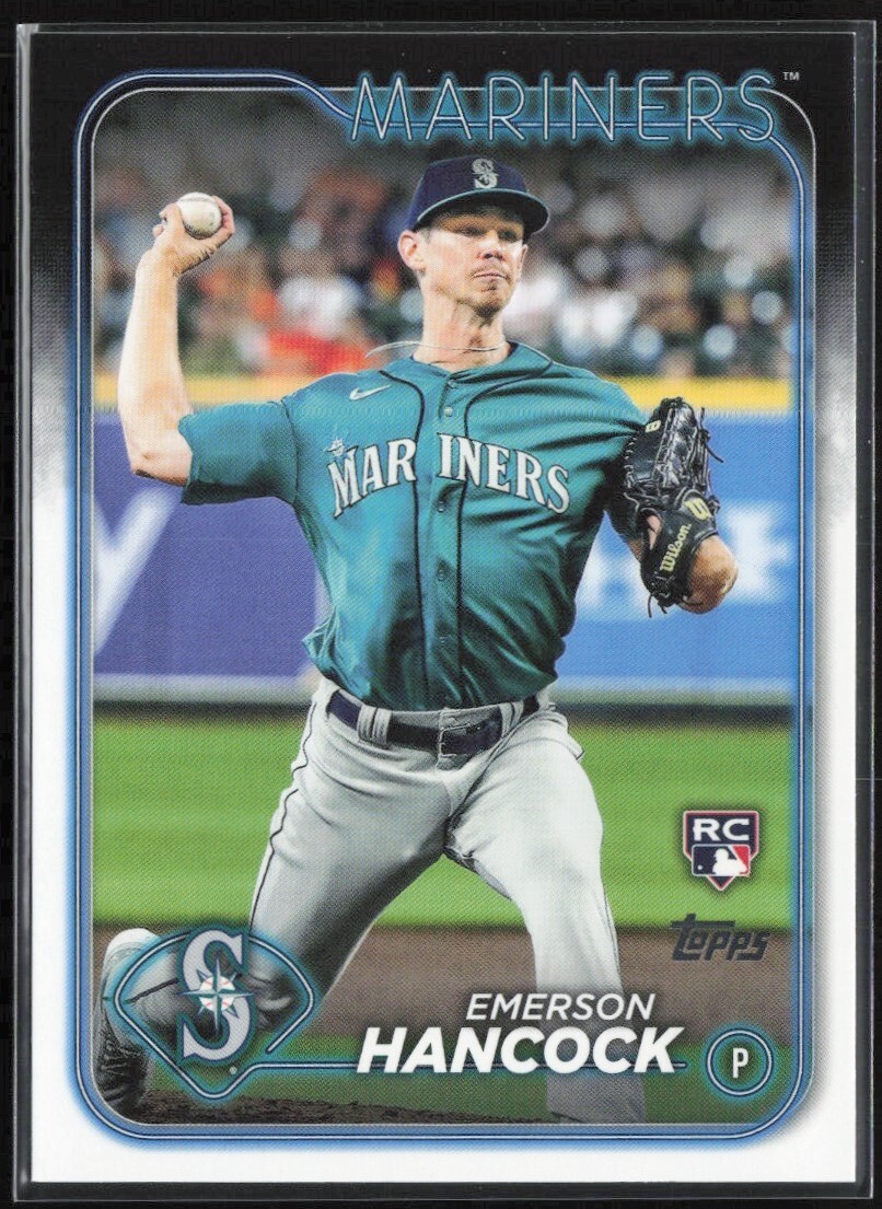 2024 Topps Series 1 Base Emerson Hancock RC Seattle Mariners #39